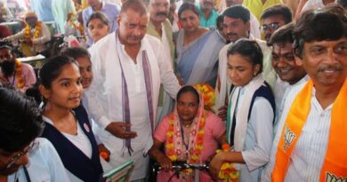 212 दिव्यांगजनों को नि:शुल्क मोटराइज्ड ट्रायसिकिल वितरित