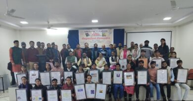 पाणिनि विश्वविद्यालय में गीता विषयक संवाद कार्यक्रम का आयोजन।