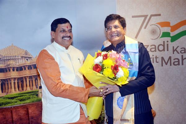 मुख्यमंत्री डॉ. यादव की केंद्रीय मंत्री श्री गोयल से प्रदेशहित के विषयों पर हुई विस्तृत चर्चा