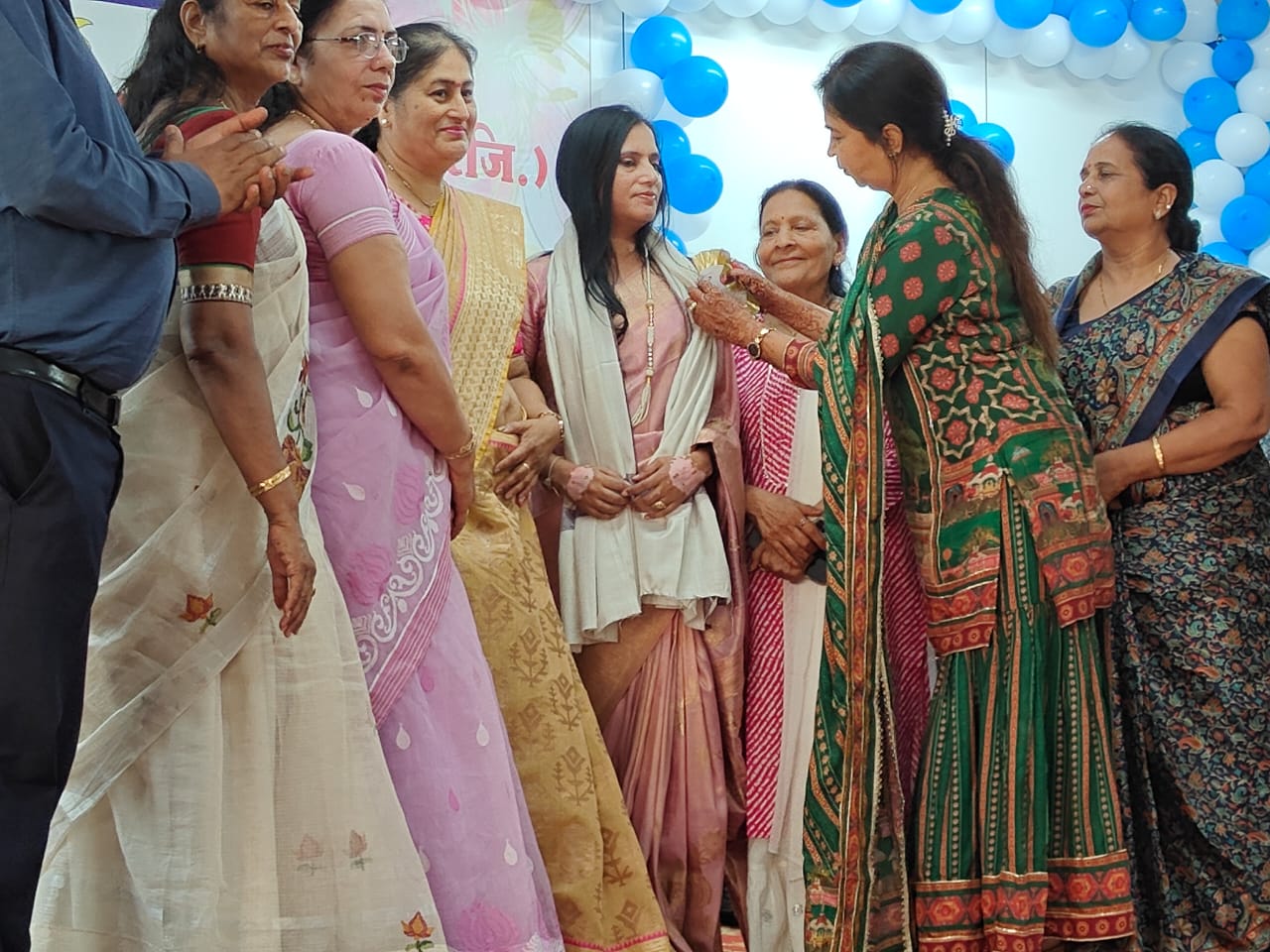 श्वेतांबर जैन समाज ने समाजसेविका सौम्या जैन तिलगोता को सम्मानित किया