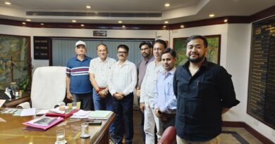 राष्ट्रीय अधिमान्य पत्रकार संगठन के प्रतिनिधि मंडल ने एनसीएल सीएमडी बी साईंराम से की मुलाक़ात.