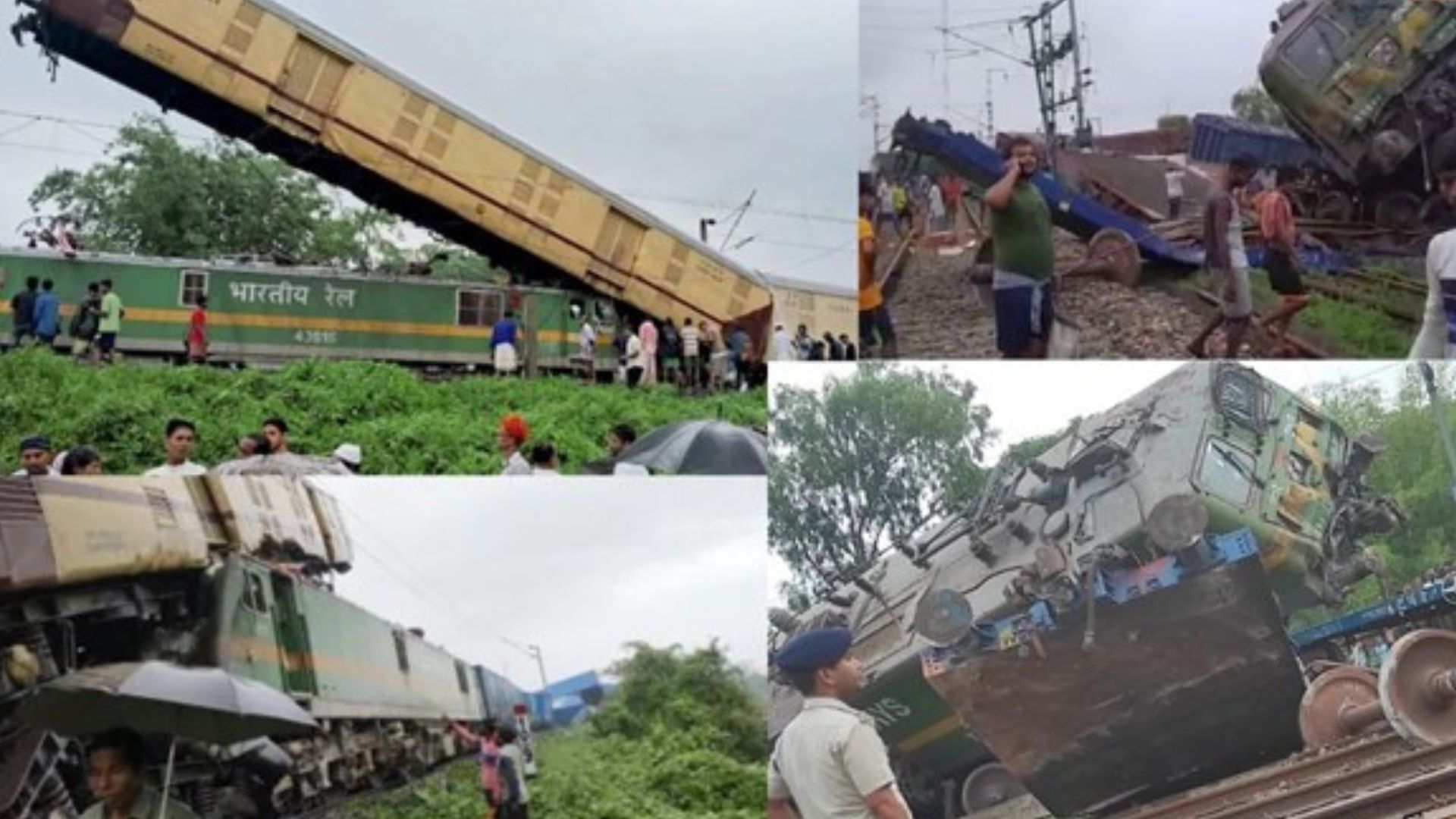 दार्जिलिंग में बड़ा ट्रेन हादसा, हादसे में 7 लोगों की मौत की खबर