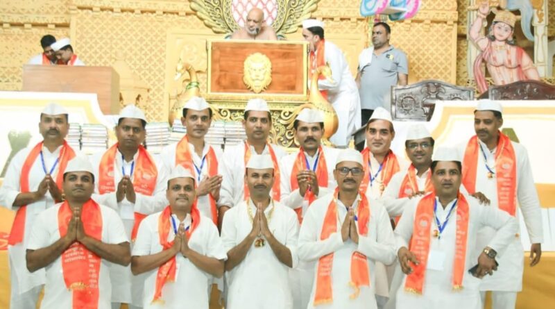 शिविर क्षेत्रीय प्रभारी विद्वत नवनीत जैन शास्त्री सम्मानित