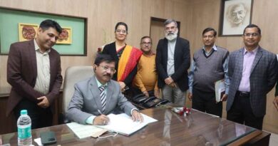 राज्य निर्वाचन आयुक्त श्री मनोज श्रीवास्तव ने किया पदभार ग्रहण