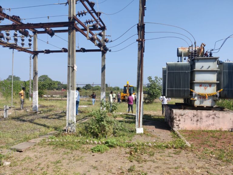 8 एमवीए नवीन पॉवर ट्रांसफार्मर स्थापित