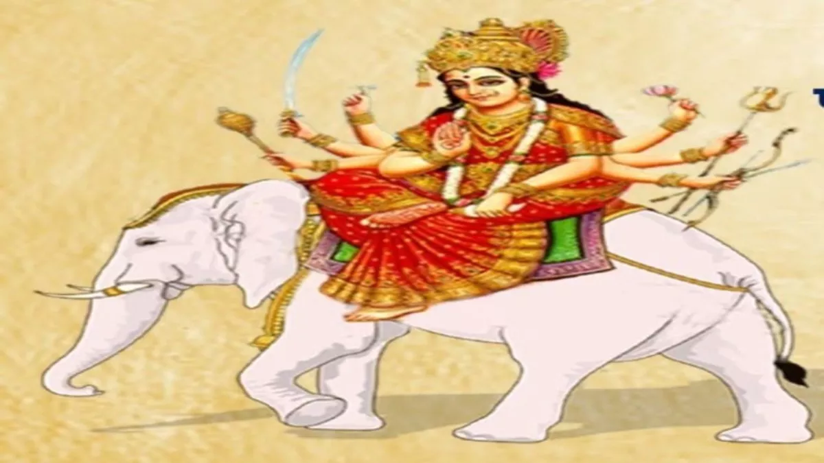 छह ग्रहों के संयोग में हाथी की सवारी पर मां दुर्गा, इंद्र योग में अच्छी वर्षा होगी