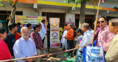 भारत विकास परिषद द्वारा प्यासे राहगीरों हेतु दत्त मंदिर परिसर रामबाग में वाटर कूलर की स्थापना की गई