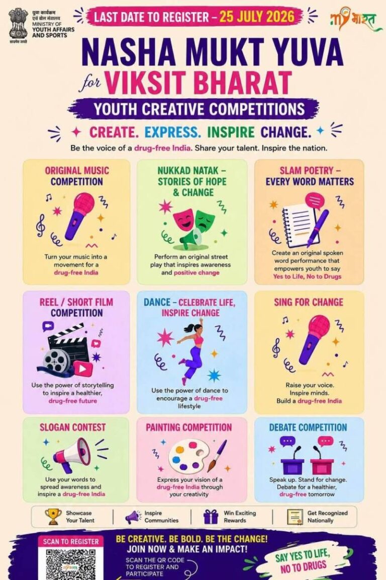 MY Bharat to Organise District-Level Competitions for Bhopal Youth