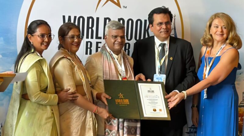 कोट्यार्क इंडस्ट्रीज के CMD गौरांग रमेशचंद्र शाह को वर्ल्ड बुक ऑफ़ रिकॉर्ड्स लंदन सर्टिफिकेट ऑफ़ एक्सीलेंस से सम्मानित