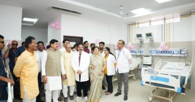 जिला चिकित्सालय के नवनिर्मित 300 बिस्तरीय भवन का लोकार्पण