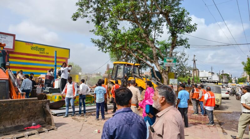 जिला प्रशासन की बड़ी कार्रवाई: 80 करोड़ रुपये मूल्य की शासकीय भूमि अतिक्रमण मुक्त