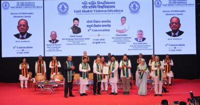 Gati Shakti Vishwavidyalaya Holds 4th Convocation; 121 Students Graduate Across B.Tech. and MBA Programmes