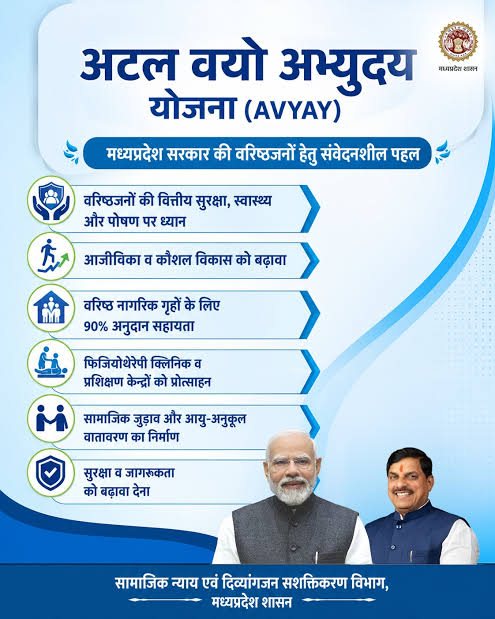 अटल वयो अभ्युदय योजना के तहत वरिष्ठ नागरिकों के लिएकई कल्याणकारी योजनाएं