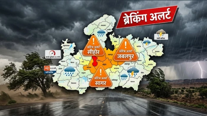 प्रदेश में बारिश का अलर्ट, इन जिलों में गरज-चमक और बिजली गिरने की संभावना