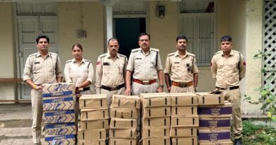 34 पेटी अवैध मदिरा जब्त
