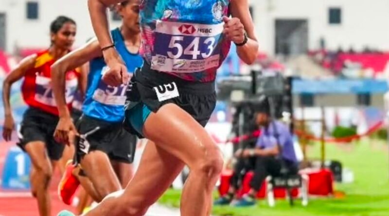 भुवनेश्वर में पूजा ओला ने जीता गोल्ड, 1500 मीटर में 4:17.24 का समय निकाला