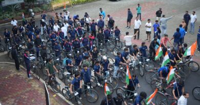 फिटनेस के लिए साइकिल पर निकले जेन-जी, नशे के खिलाफ ली शपथ
