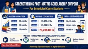 Government Strengthens Post-Matric Scholarship Support for Scheduled Caste Students