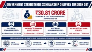 Government Strengthens Scholarship Delivery through Direct Benefit Transfer for SC and OBC Students.