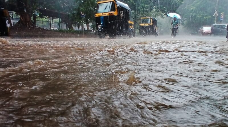 अगले 24 घंटों के दौरान संभावित वर्षा के कारण जलभराव की स्थिति बनने की संभावना