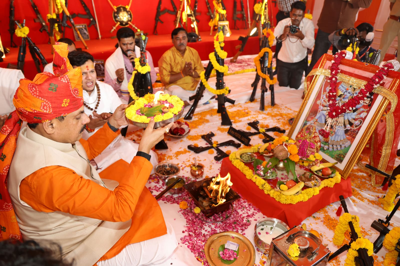 शस्त्र और शास्त्र, दोनों ही हमारी सनातन संस्कृति की गौरवशाली परंपरा के प्रतीक:मुख्यमंत्री डॉ. यादव